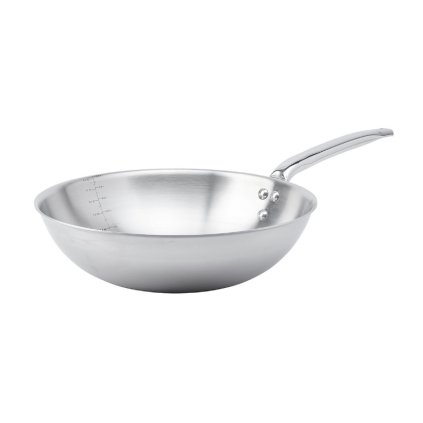 Wok ALCHIMY 32 cm, 4,7 l, Edelstahl, de Buyer