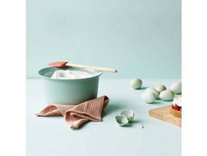 Teigschaber EASY 28 cm, braun, holz / silikon, RIG-TIG