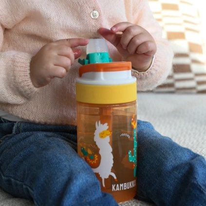 Kinder Trinkflasche LAGOON 400 ml, mexikanische Parade, tritan, Kambukka