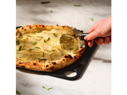 Pizzaschneider REDO 9 cm, schwarz, edelstahl, RIG-TIG