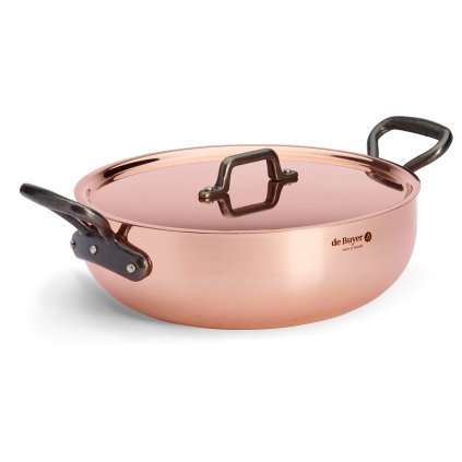 Bratentopf niedrig PRIMA MATERA 28 cm, kupfer, de Buyer