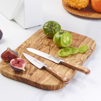 Universalmesser IDEAL PROVENCAO 12 cm, Edelstahlnieten, braun, Lion Sabatier