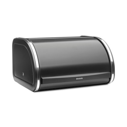 Brotkasten ROLL TOP 11 l, matt schwarz, edelstahl, Brabantia