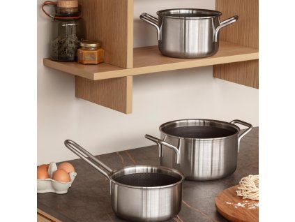 Kasserolle MULTI MOSAIC 16 cm, 1,8 l, silber, edelstahl, Eva Solo