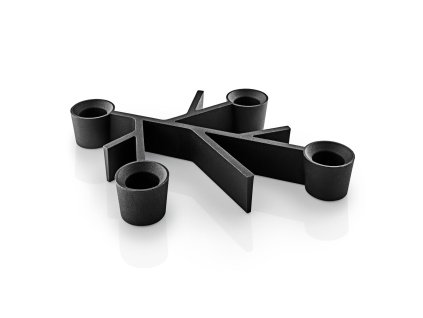 Stabkerzenhalter TWIG 23 x 18 cm, schwarz, aluminium, Eva Solo