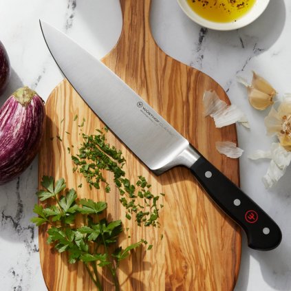 Chefmesser CLASSIC 20 cm, mit Messerblock, Wüsthof