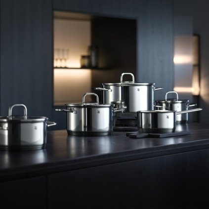 Kochtopfset INSPIRATION, set à 4 st, silber, edelstahl, WMF