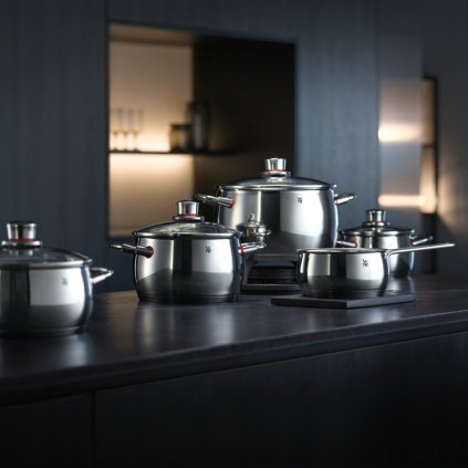Kochtopfset QUALITY ONE, set à 4 st, silber, edelstahl, WMF
