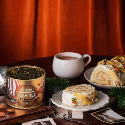 Grüner Tee LE DESSERT 2025, 90 g Dose, Kusmi Tea