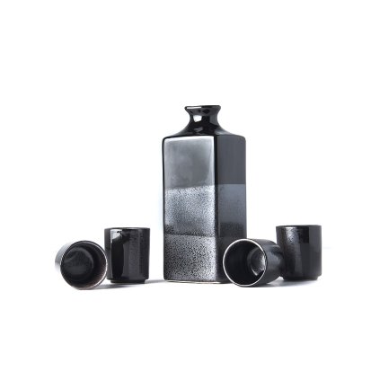 Sake Set GUNMETAL, 5-teilig, MIJ