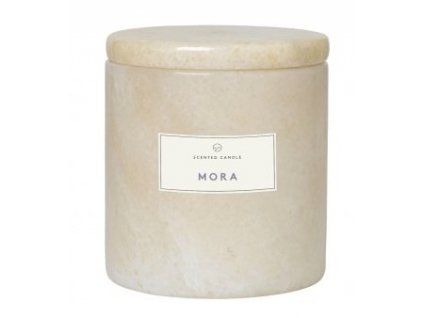 Duftkerze FRABLE MORA, 8 cm, Creme, Blomus