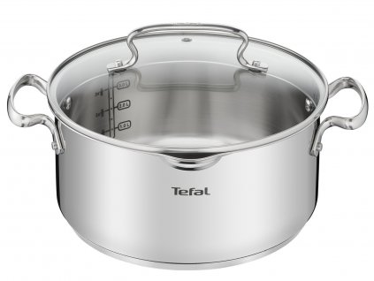 Kochtopf Kasserolle DUETTO+ G7194655 24 cm, 5 l, mit Deckel, Tefal