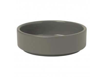 Snackschale PILAR XS ⌀ 10 cm, 100 ml, dunkelgrau, Keramik, Blomus