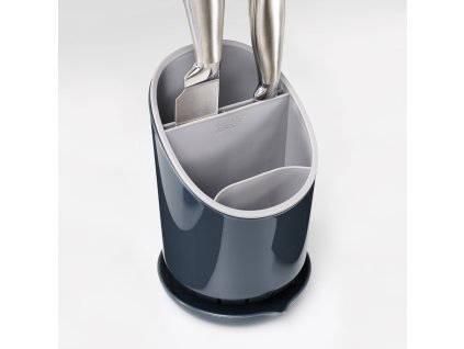 Besteck Abtropfgestell DOCK, grau, Joseph Joseph
