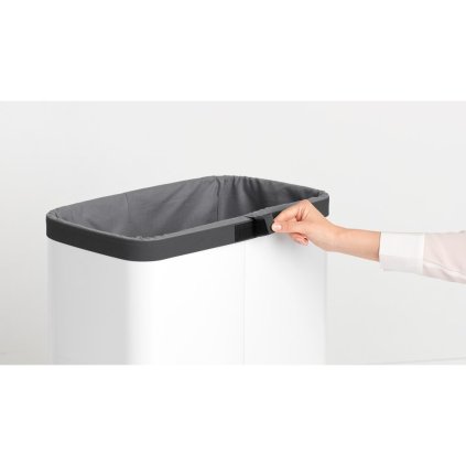 Wäschekorb-Sack für BO Wäschebox 60 l, grau, Brabantia