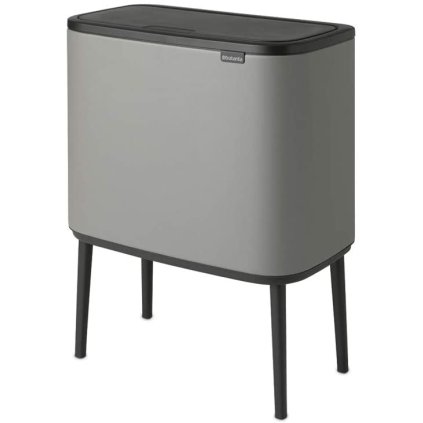 Touch Mülleimer BO TOUCH BIN 11 + 23 l, mineral grey, Brabantia