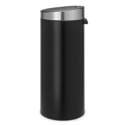 Touch Mülleimer TOUCH BIN NEW 30 l, mattschwarz mit mattem Deckel, Brabantia