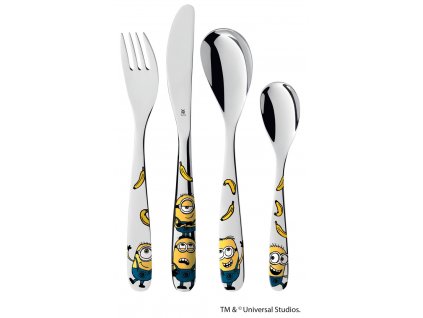 Kinder Besteckset MINIONS, 4-teilig, WMF