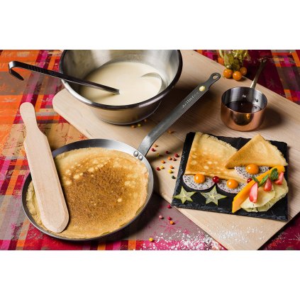 Crepes-Pfanne MINERAL B 24 cm, Stahl, de Buyer