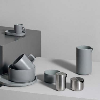 Dessertteller PILAR 20 cm, grau, Blomus