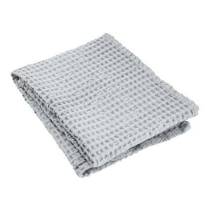 Badetuch CARO 50 x 100 cm, hellgrau, Blomus