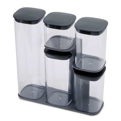 Vorratsdose Set PODIUM 5, mit Ständer, Joseph Joseph