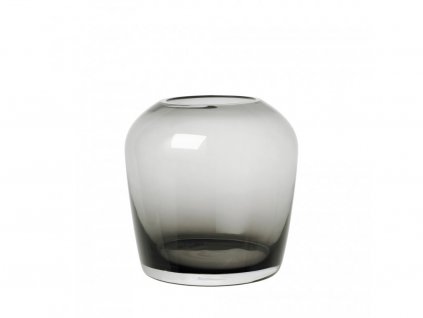 Vase LETA 15 cm, Rauchglas, Blomus