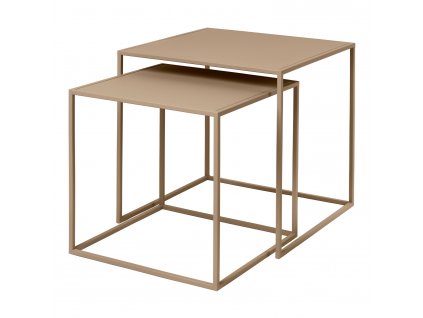 Beistelltisch FERA, 2er-Set, beige, Blomus