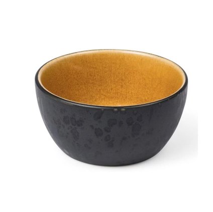 Snackschale 10 cm, schwarz/bernstein, Bitz