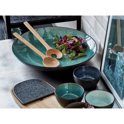 Salatbesteck, 32 cm, Eiche, Bitz
