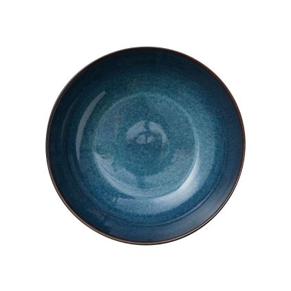 Salatschale 30 cm, schwarz/dunkelblau, Bitz
