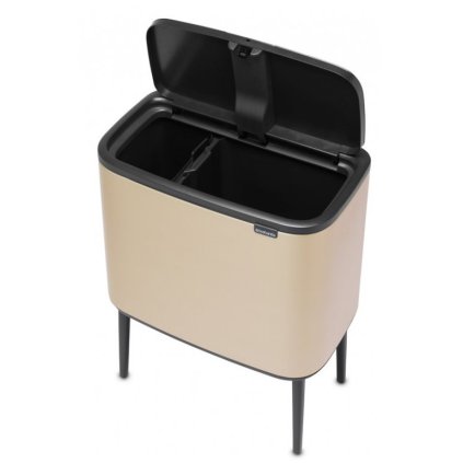 Touch Mülleimer BO 11 + 23 l, Champagner, Brabantia