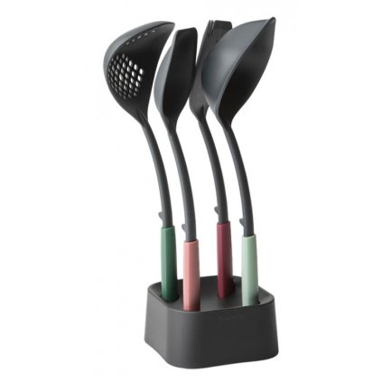 Küchenutensilien, 5-teilig, mit Ständer, mehrfarbig, Brabantia