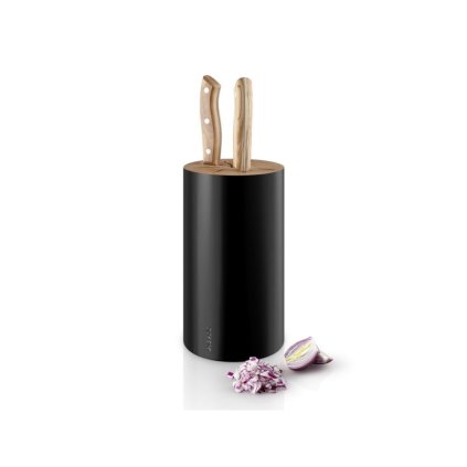 Messerblock NORDIC KITCHEN 25 cm, rund, schwarz, Eva Solo
