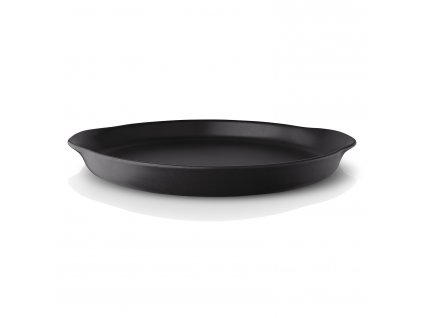 Servierteller NORDIC KITCHEN 30 cm, schwarz, Steinzeug, Eva Solo