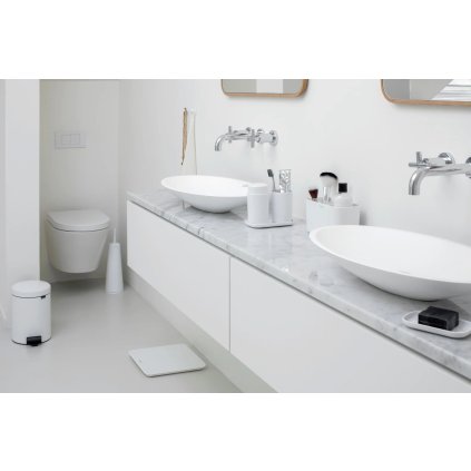 Seifenspender und Zahnputzbecher Set, weiß, Brabantia