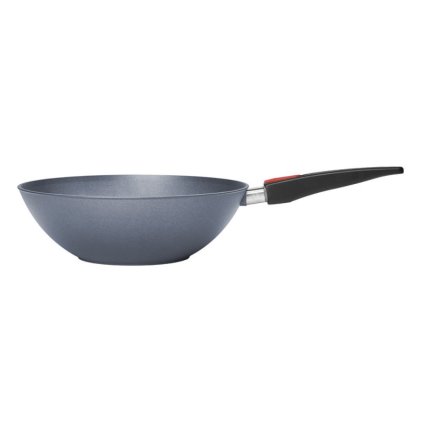 Wok DIAMOND LITE 30 cm, für Induktion, abnehmbarer Griff, Titan, WOLL
