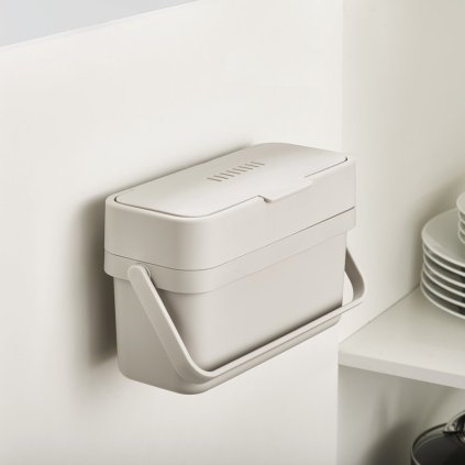 Bio-Eimer COMPO 4 l, beige, Joseph Joseph
