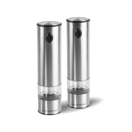 
                    
                          Salz- und Pfeffermühle Set BATTERSEA 21 cm, Silber, Cole & Mason                    
                