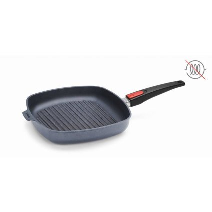 Grillpfanne DIAMOND LITE 28 x 28 cm, mit abnehmbarem Griff, WOLL