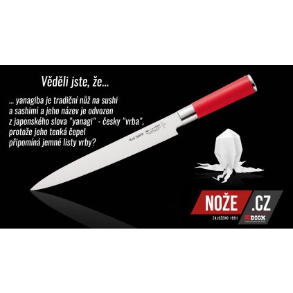 Yanagiba Messer RED SPIRIT 24 cm, F.Dick