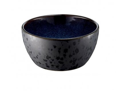 Servierschale 12 cm, schwarz/blau, Bitz