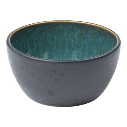 Servierschale 10 cm, schwarz/grün, Bitz
