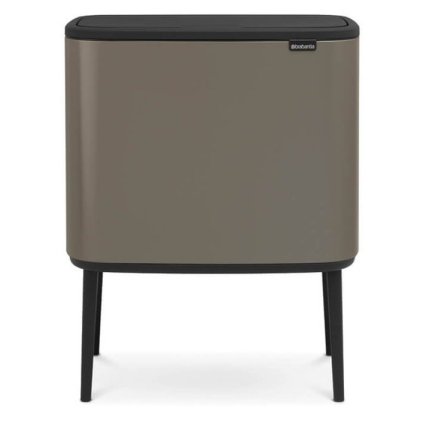 Touch Mülleimer BO 3 x 11 l, Platin, Brabantia
