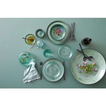 Dessertteller GASTRO 21 cm, schwarz/grün, Bitz