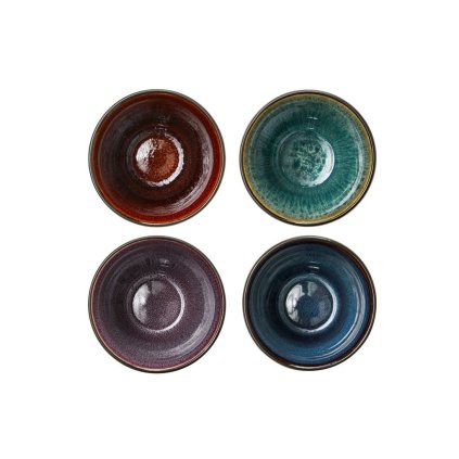 Thermobecher, 4er-Set, schwarz, Bitz