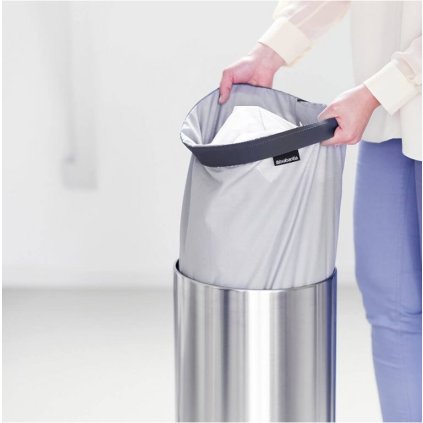 Wäschekorb-Sack Ersatz für BO Wäschebox 30-35 l, grau, Brabantia