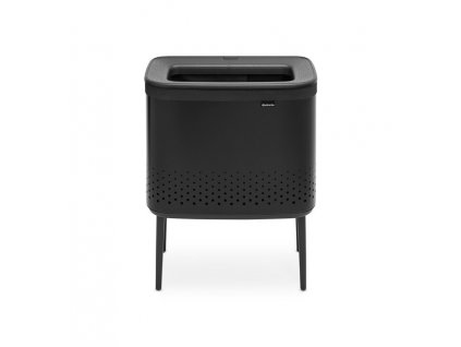 Wäschekorb BO 60 l, schwarz, Brabantia