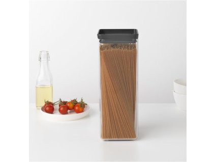 Vorratsdose TASTY PLUS 2,5 l, dunkelgrau, Kunststoff, Brabantia