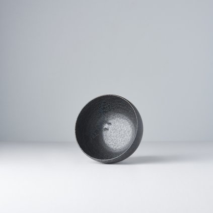 Schüssel 13 cm, 500 ml, schwarz, keramik, MIJ
